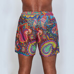 Paisley Swimwear Trunks // Multicolor (S)