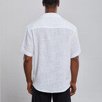 Oversize Short Sleeve Shirt // White (M)