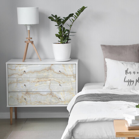 Normandy Marble Furniture Sticker (16"H x 24"W)