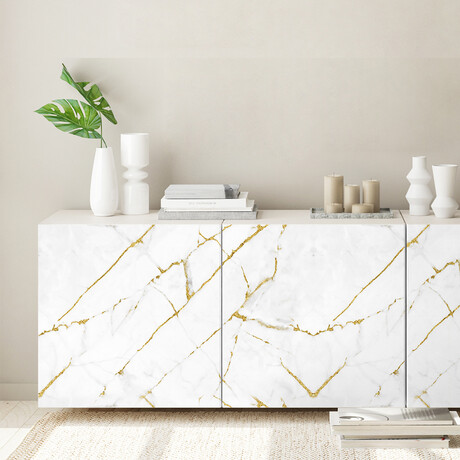 Marbella Marble Furniture Decal (16"H x 24"W)