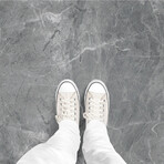 Non-slip Waxed Concrete Marble Floor Stickers (8"H x 8"W)