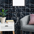 Epinal Marble Tile Stickers (16"H x 24"W Area)