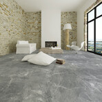 Non-slip Waxed Concrete Marble Floor Stickers (8"H x 8"W)