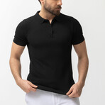 Alfie Knitwear T-Shirt // Black (S)