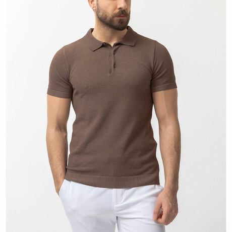 Max Knitwear T-Shirt // Brown (S)