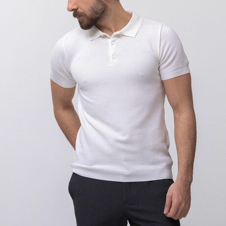 Malachi Knitwear T-Shirt // White (S)