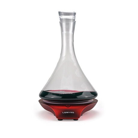 Levare Wine Aerator with Decanter // Red