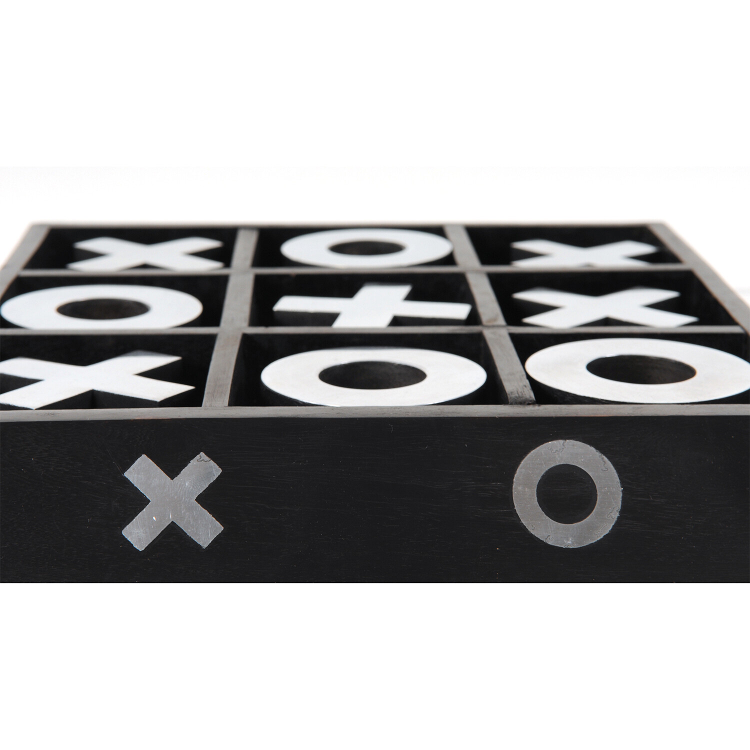 Wooden + Aluminium XO Game Old Modern Handicrafts Touch of Modern