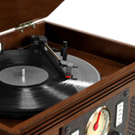 7-in-1 Sherwood Bluetooth Recordable Record Player