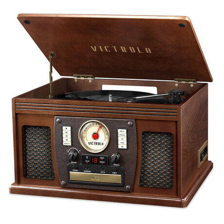 7-in-1 Sherwood Bluetooth Recordable Record Player