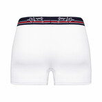 Clark Boxer Brief 3-Pack // Patterned + Navy + White (M)