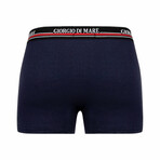 Sean Boxer Brief 3-Pack // Navy + Bordeaux + Gray (L)