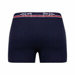 Clark Boxer Brief 3-Pack // Patterned + Navy + White (M)
