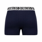David Boxer Brief 3-Pack // Black + Navy + White (L)