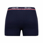 Hank Boxer Brief 3-Pack // Patterned + Navy + White (M)