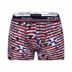 Hank Boxer Brief 3-Pack // Patterned + Navy + White (M)