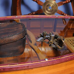 Nautical Sextant + Leather Case // Small