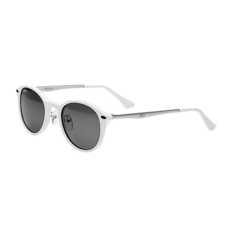 Reynolds Sunglasses // White Frame + Black Lens