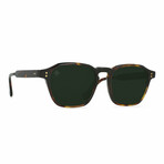 Raen Unisex Aren Polarized Sunglasses // Kola Tortoise + Green