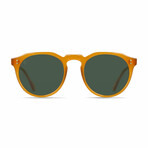 Raen Unisex Remmy Polarized Sunglasses I // Honey + Green