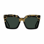 Raen Women's Vine Sunglasses // Chai Tortoise + Green