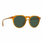 Raen Unisex Remmy Polarized Sunglasses II // Honey + Green