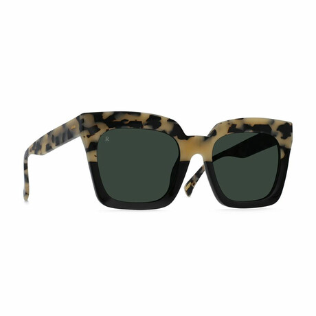 Raen Women's Vine Sunglasses // Chai Tortoise + Green