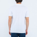 Larry Short Sleeve Polo Shirt // White (S)