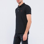 Andrew Short Sleeve Polo Shirt // Black (L)