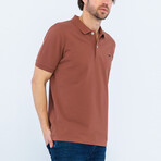 Stephen Short Sleeve Polo Shirt // Brown (2XL)