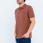 Stephen Short Sleeve Polo Shirt // Brown (S)