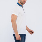Anthony Short Sleeve Polo Shirt // White (L)