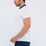 Anthony Short Sleeve Polo Shirt // White (M)