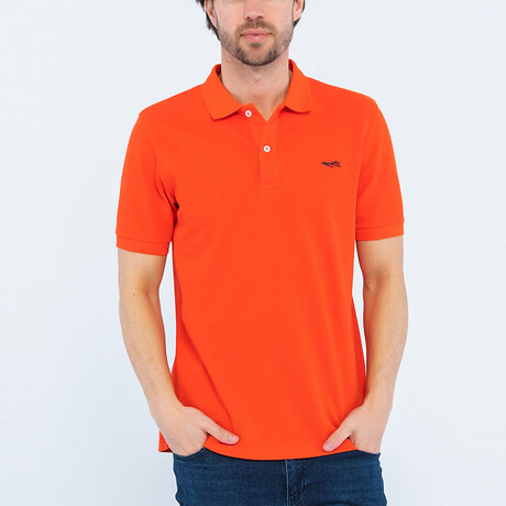 Brandon Short Sleeve Polo Shirt // Ornage (S)