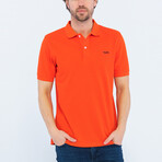 Brandon Short Sleeve Polo Shirt // Orange (M)
