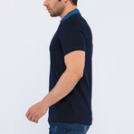 Matthew Short Sleeve Polo Shirt // Navy (XL)