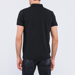 Andrew Short Sleeve Polo Shirt // Black (XL)