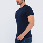 Daniel Short Sleeve T-Shirt // Navy (M)