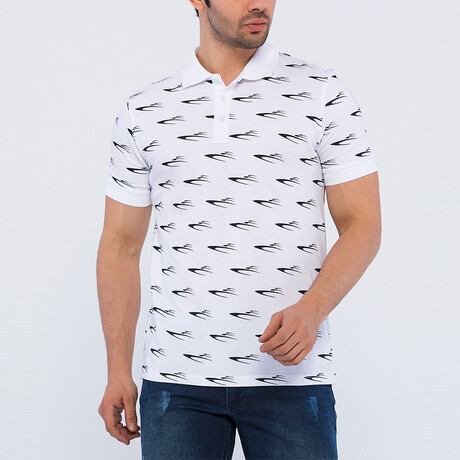 Alexander Short Sleeve Polo Shirt // White (S)