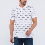 Alexander Short Sleeve Polo Shirt // White (L)