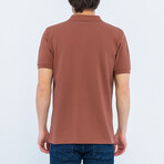 Stephen Short Sleeve Polo Shirt // Brown (3XL)