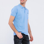 Scott Short Sleeve Polo Shirt // Light Blue (XL)