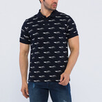 Patrick Short Sleeve Polo Shirt // Navy (L)