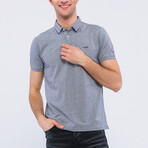 Keith Short Sleeve Polo Shirt // Gray (L)