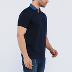 Matthew Short Sleeve Polo Shirt // Navy (S)