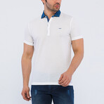 Anthony Short Sleeve Polo Shirt // White (S)