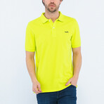 Edward Short Sleeve Polo Shirt // Neon Yellow (L)