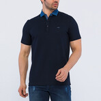 Matthew Short Sleeve Polo Shirt // Navy (L)