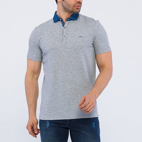 Mark Short Sleeve Polo Shirt // Gray Melange (S)