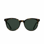 Raen Unisex Norie Sunglasses // Brindle Tortoise + Green